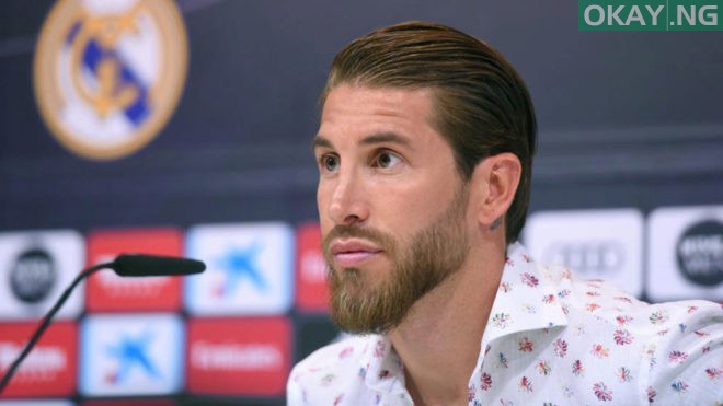 Ramos during the press conference.