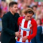 Diego Simeone and Antoine Griezmann