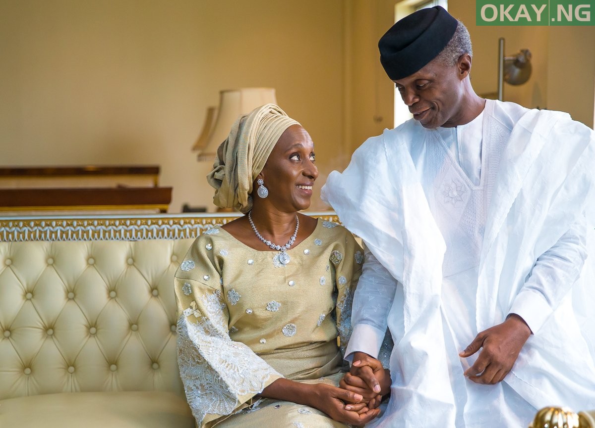 Yemi Osinbajo and his wife, Dolapo