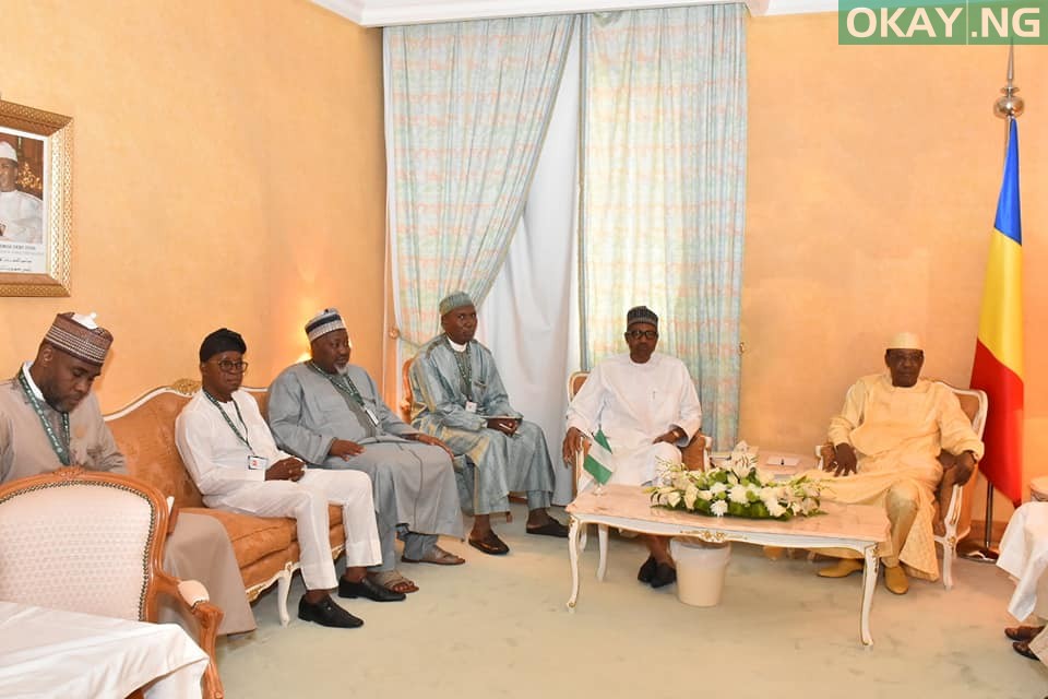 President Buhari and President Idris Deby Itno of Chad hold bilateral meeting in Makkah