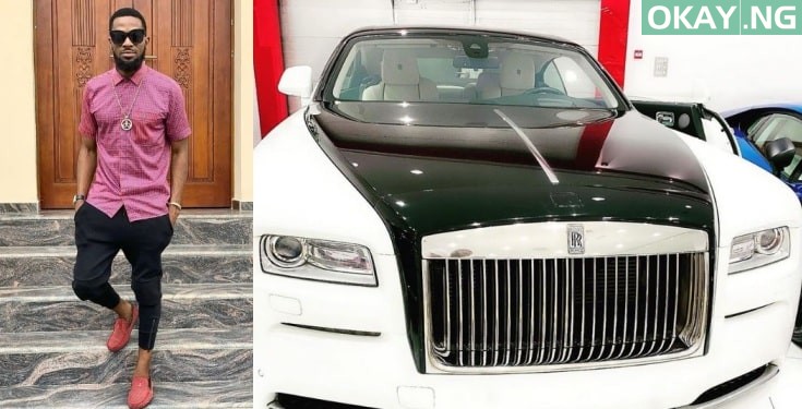 Dbanj buys a brand new Rolls Royce for his birthday