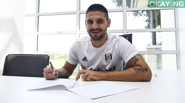Fulham striker Aleksandar Mitrovic