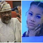 Dino Melaye and Tacha
