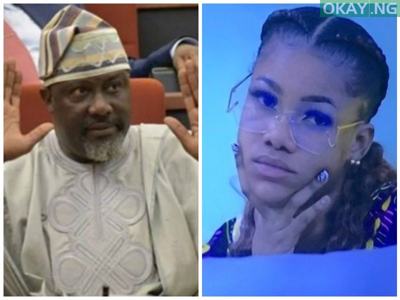 Dino Melaye and Tacha