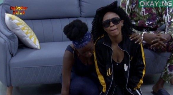 Mercy in tears after Tacha's disqualification