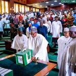 President Muhammadu Buhari presents 2020 budget to National Assembly