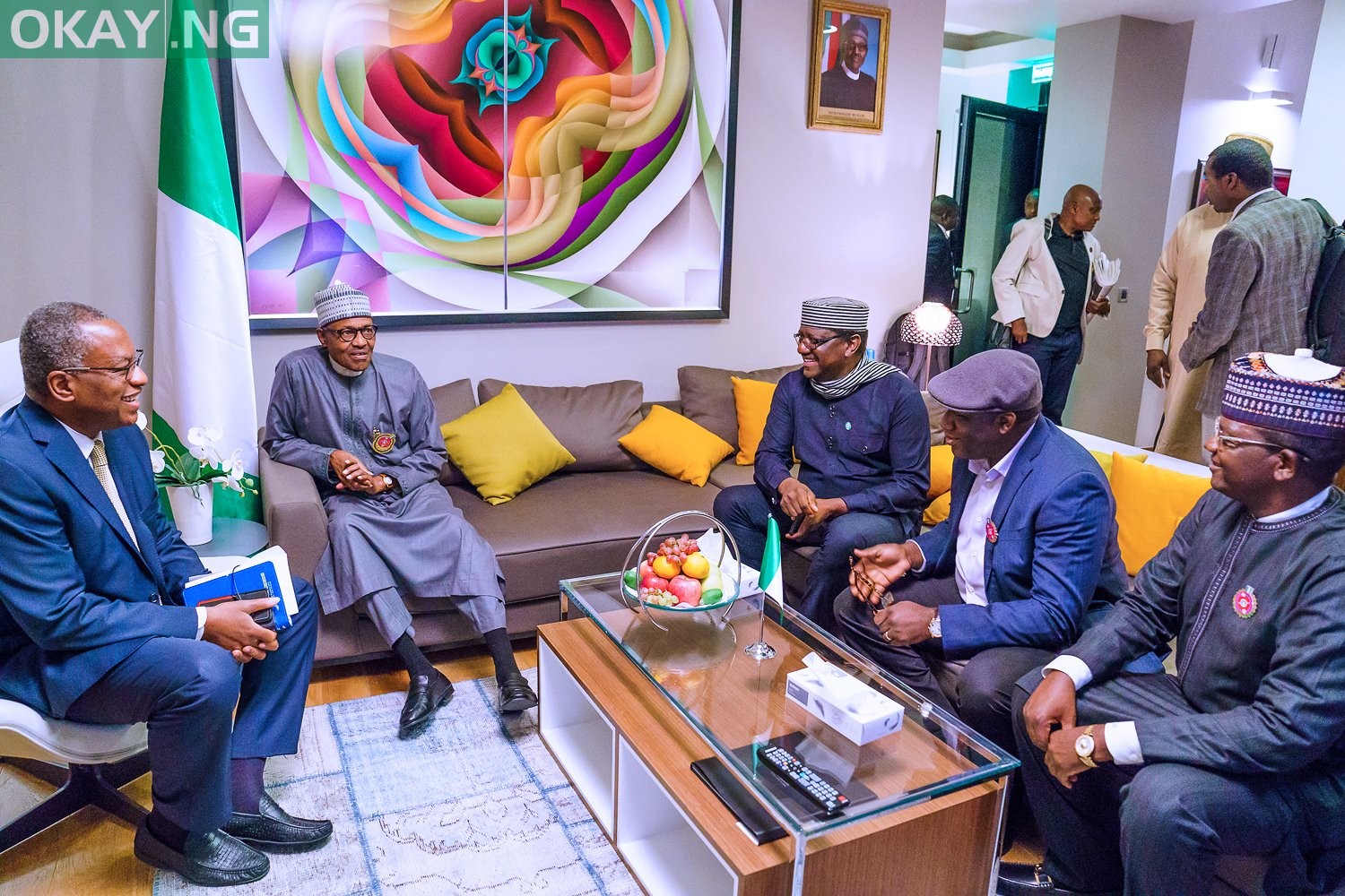 Buhari arrives in Russia