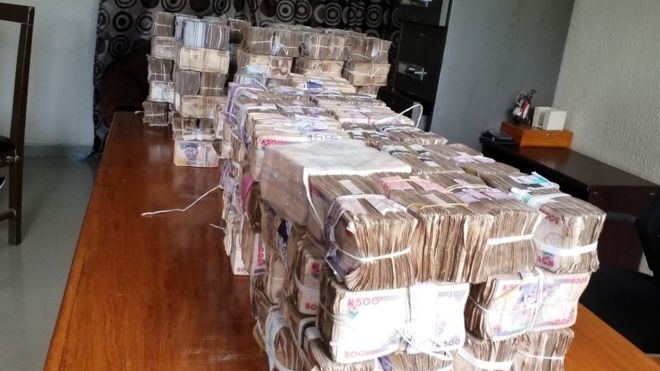 Recovered funds from INEC office in Zamfara