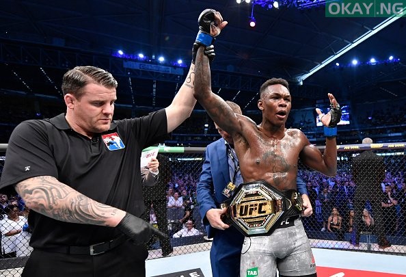 Israel Adesanya becomes new UFC middleweight champion