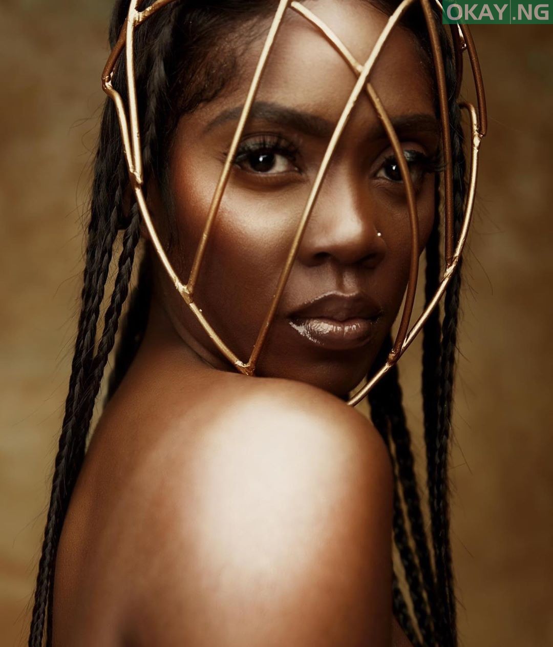 Tiwa Savage topless