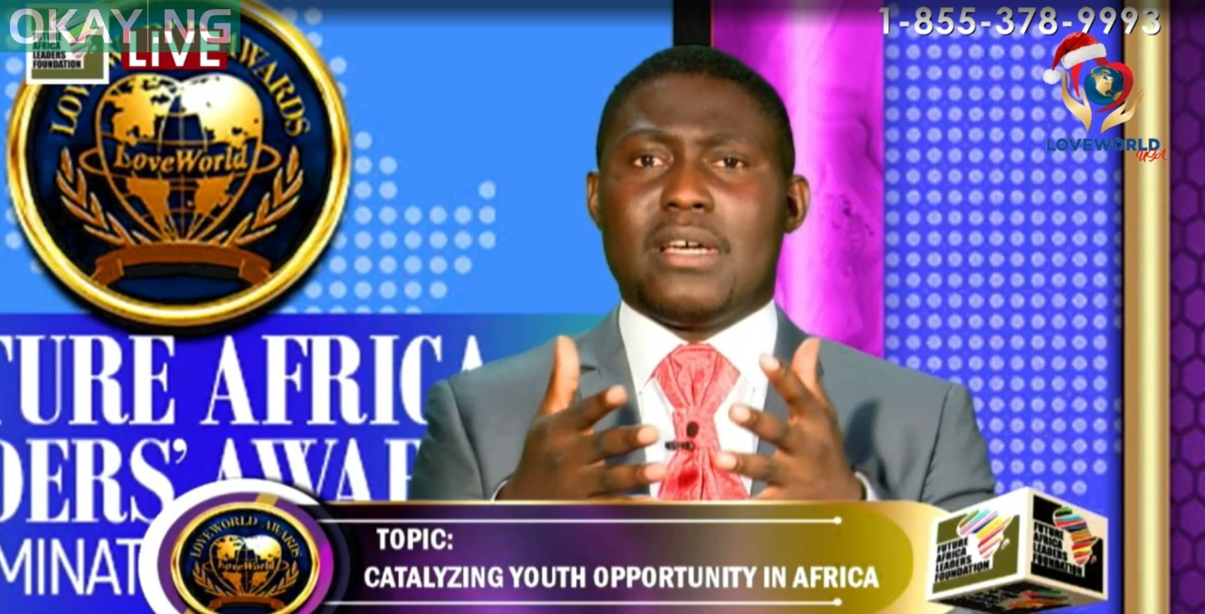 Davidson Mukte enlightening us on sustainable farming