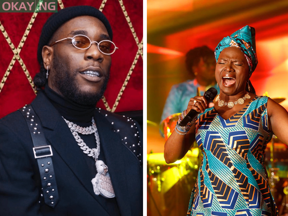 Burna Boy and Angelique Kidjo