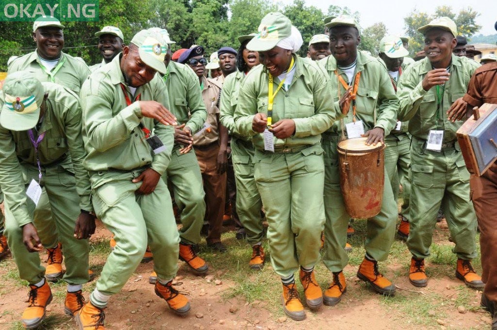 NYSC corps members jubilating