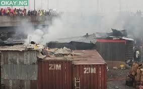 Fire at Apongbon market