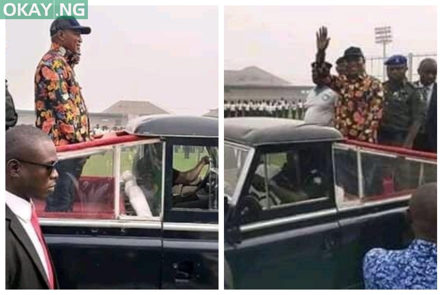 Photos of David Lyon at inauguration rehearsal before Supreme Court sack