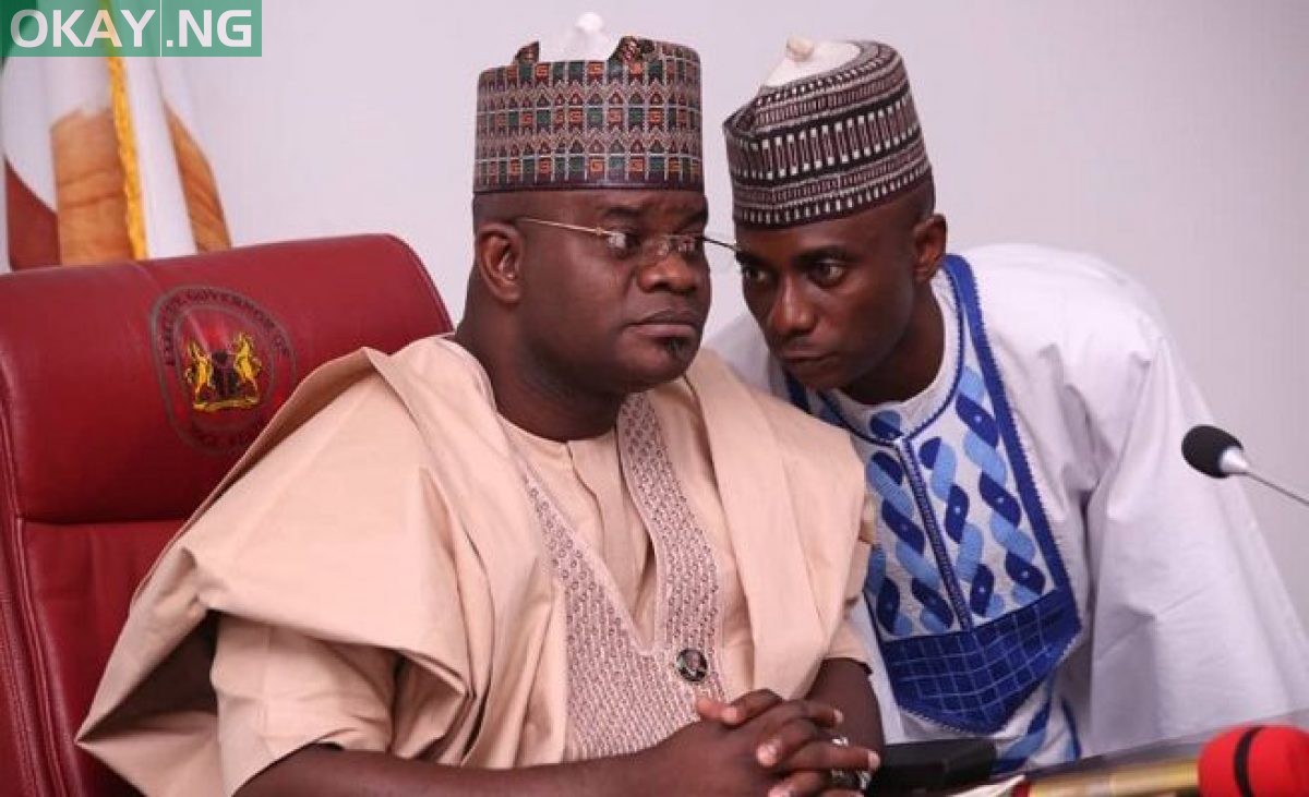 Kingsley Fanwo with Yahaya Bello