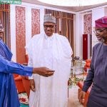 President Muhammadu Buhari meets 9th National Assembly leadership