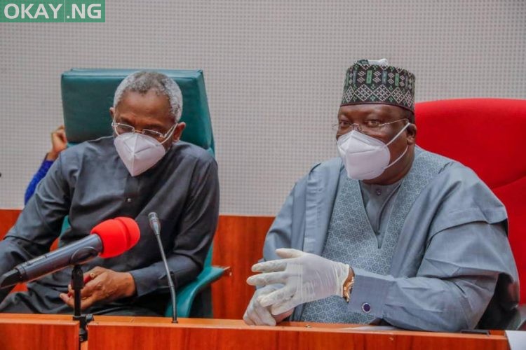 Femi Gbajabiamila and Ahmed Lawan