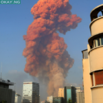 A picture shows the scene of an explosion in Beirut on August 4, 2020. Anwar AMRO / AFP