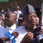 Lai Mohammed visits Benue State Governor, Samuel Utom