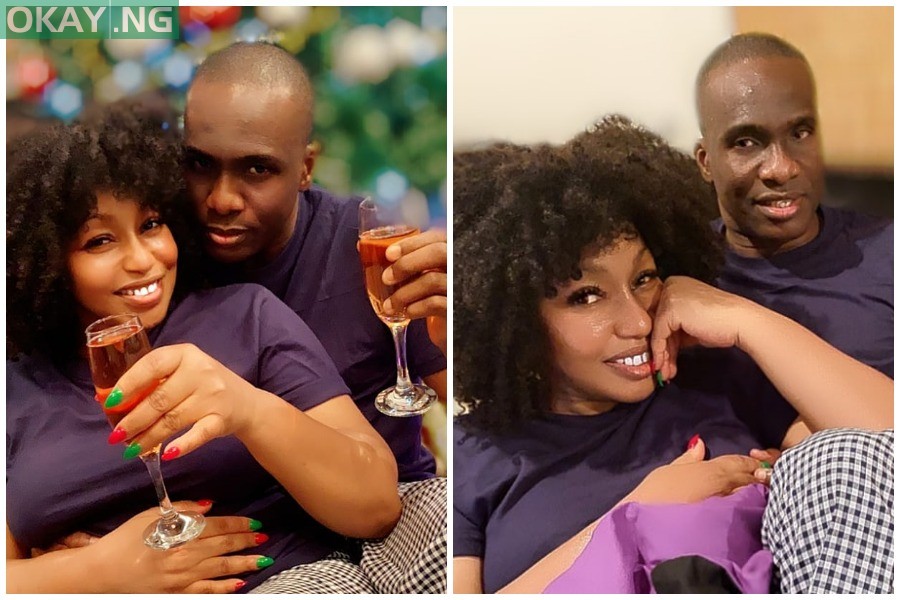 Rita Dominic and her partner, Fidelis Anosike