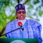 President Muhammadu Buhari in Borno State