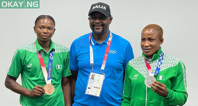 Sunday Dare with Ese Brume (right) and Blessing Oborodudu (left).