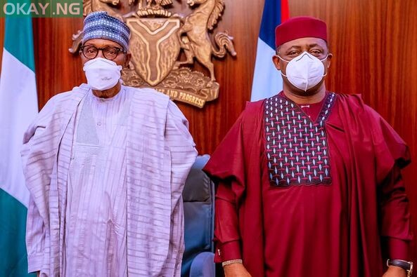 Femi Fani-Kayode meets President Muhammadu Buhari on 16th Sep 2021.