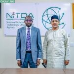 Director General of NITDA, Kashifu Inuwa Abdullahi and the President of Nigeria Internet Registration Association (NiRa), Muhammed Rudman