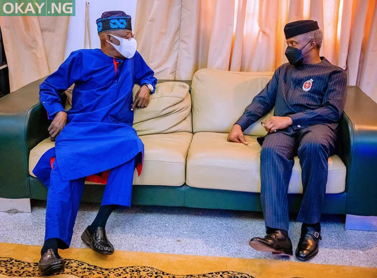 National Leader of the All Progressives Congress, Asiwaju Bola Tinubu and Vice-President Yemi Osinbajo.