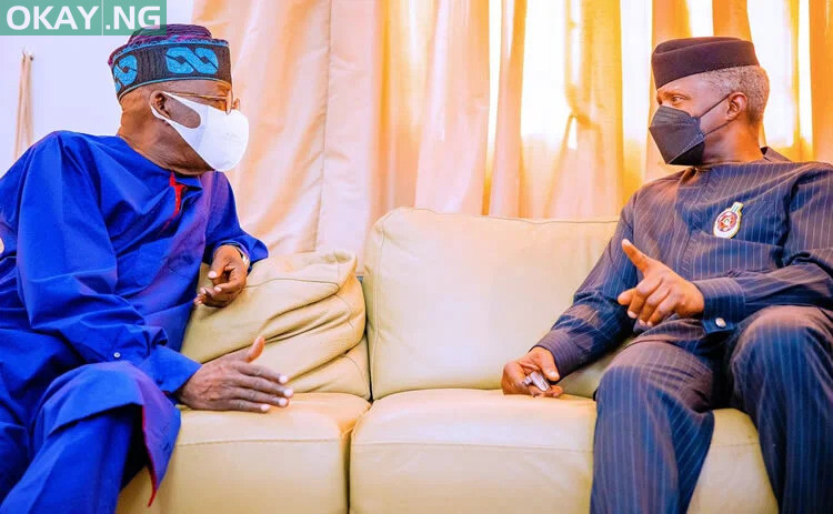 National Leader of the All Progressives Congress, Asiwaju Bola Tinubu and Vice-President Yemi Osinbajo.