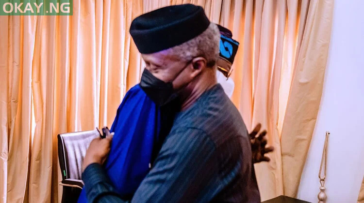 Osinbajo and Tinubu meeting in Abuja