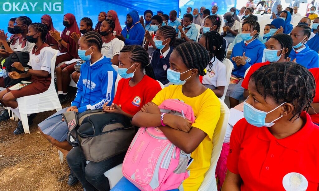 A Cross Section of High School Girls Participating in the Osun Girls Can Code Project