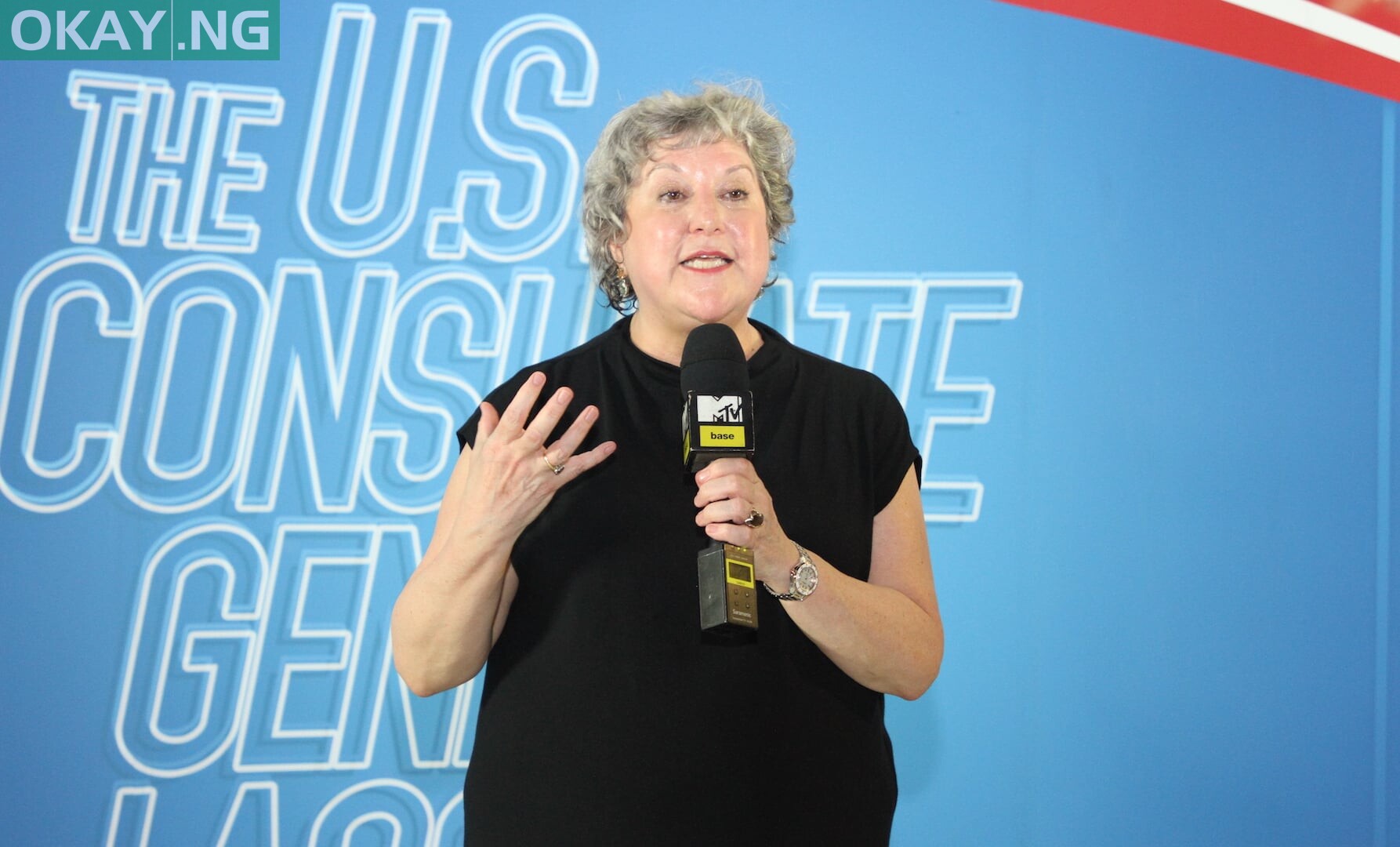 Ambassador Leonard Speaking at the Reception