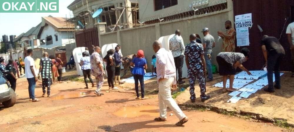 Location: PUs 001, 002, 003, Ward 1, Onitsha South.  Update: Accreditation and voting just commenced.