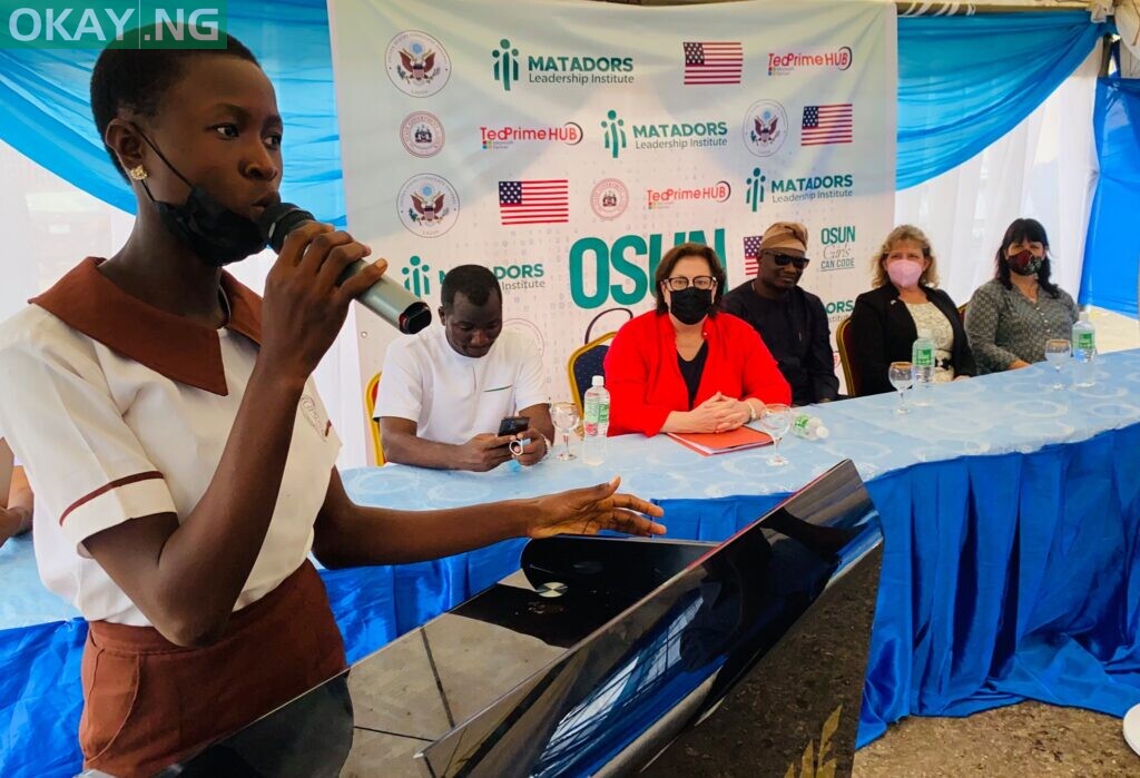 One of the participants speaking on behalf of her colleagues