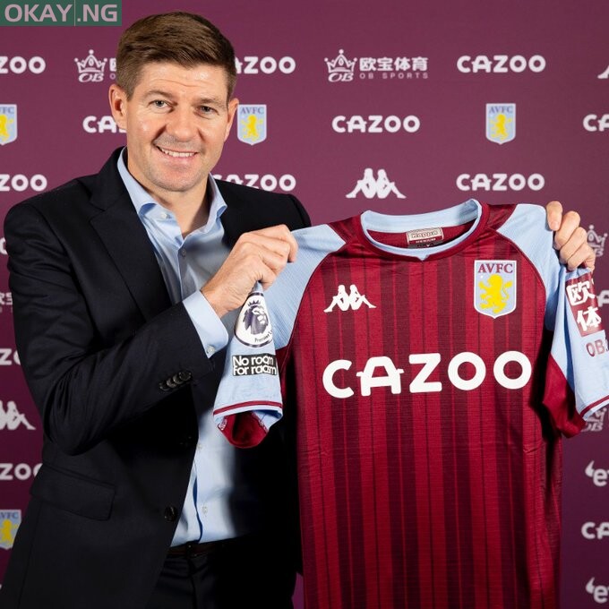 Steven Gerrard named new Aston Villa coach