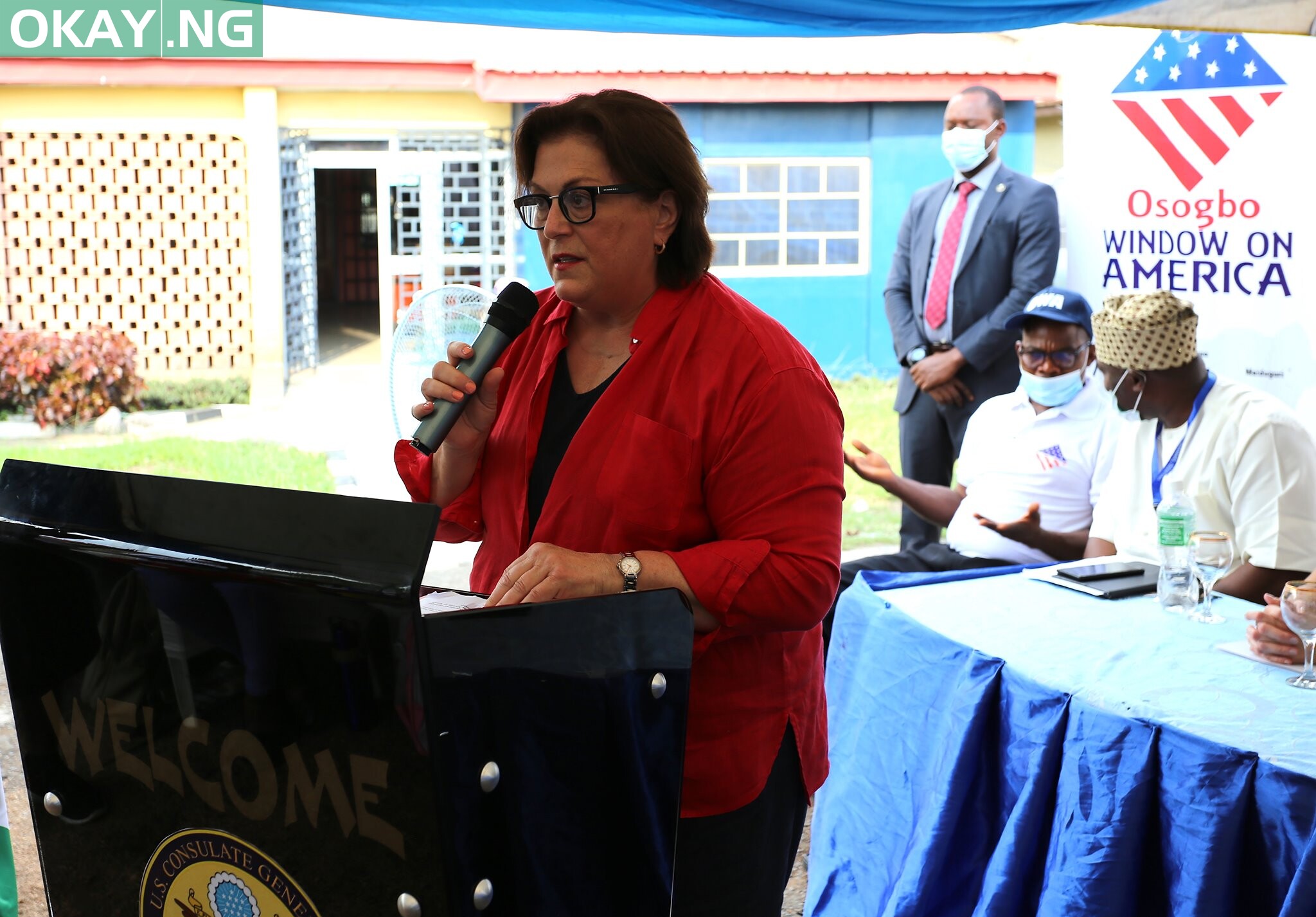 U.S. Consul General Claire Pierangelo Delivering Remarks at the Inauguration of the Osun Girls Can Code Project in Osogbo