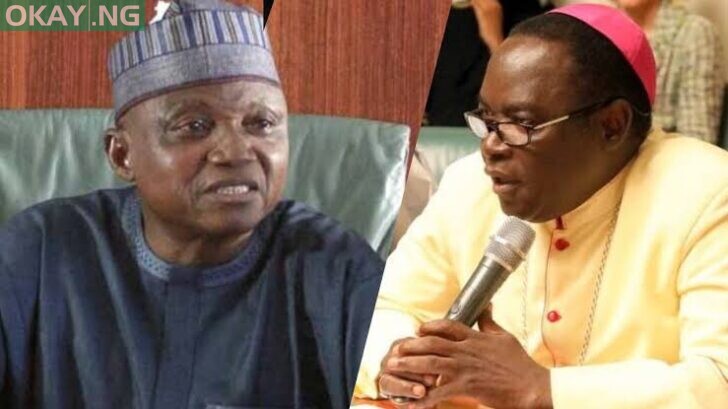 Garba Shehu and Bishop Kukah