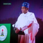 President Muhammadu Buhari delivering his speech at the unveiling of NNPC Limited in Abuja on Tuesday, 19th July 2022.