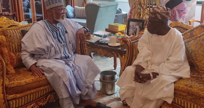 Abdulsalam Abubakar and Olusegun Obasanjo
