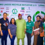 L to R: Kazeem Aboyemi, Promasidor Amaka Onyemelukwe, Coca-Cola Edidiong Peters, Nestlé Nigeria Ibrahim Odunbomi, LAWMA MD Agharese Onaghise, FBRA Executive Secretary Jumoke Sanusi, Kellogg Tolarm Kayode Alamu, Perfetti Van Melle