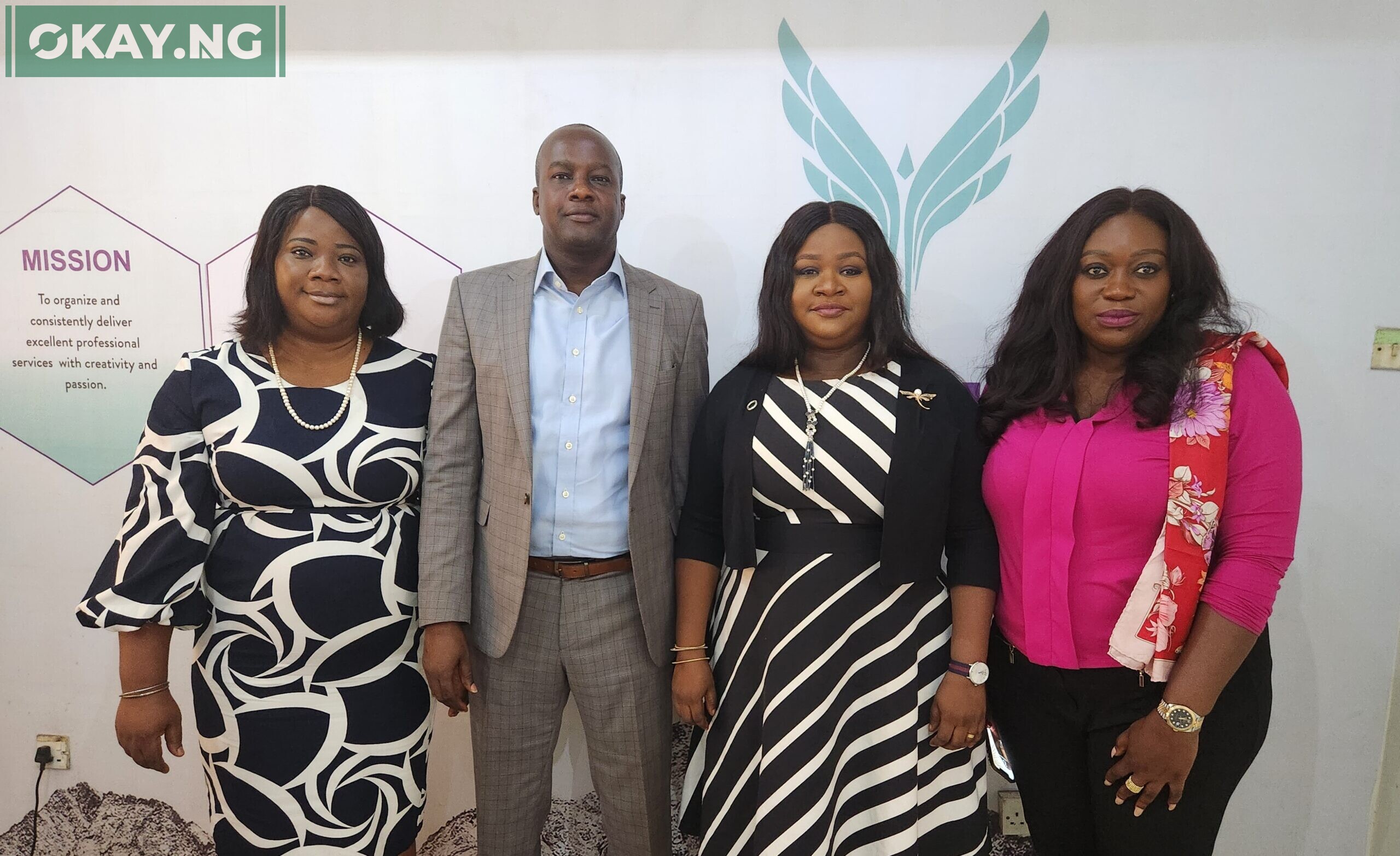 L-R: Chioma Nwachukwu, Chief Financial Officer, Eventful; Fisayo Beecroft, Managing Director, Eventful; Omolola Owo, Head of Events, Eventful and Tosin Adefeko, Managing Director, AT3 Resources at the press conference to announce Eventful's 20th anniversary at in Ilupeju, Lagos, on Wednesday 26, 2022.