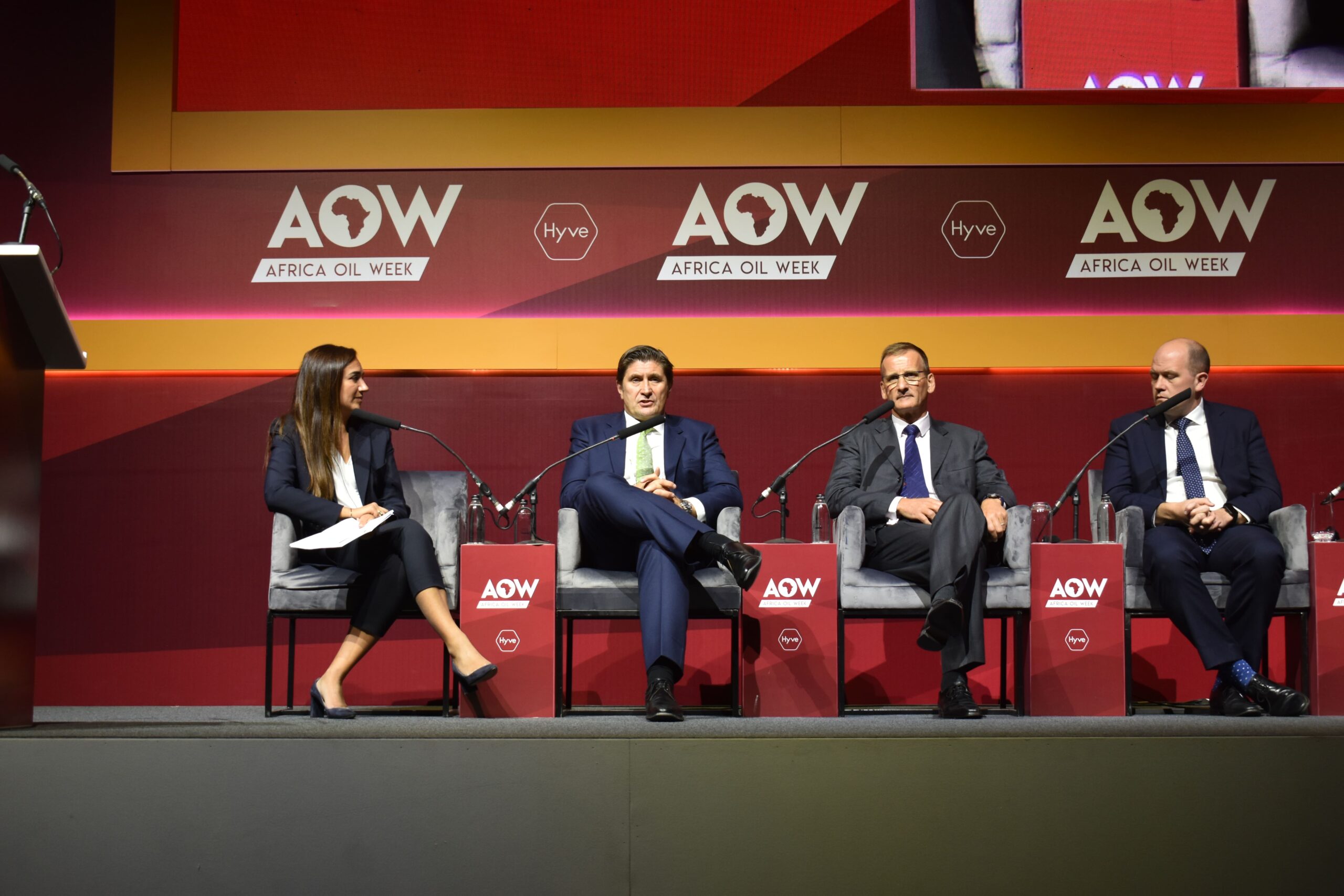 Roger Brown, CEO Seplat Energy Plc speaking during a panel session themed "International oil companies: An insight into M&A activity on the continent" at the Africa Oil Week (AOW) 2022 held in Cape Town, South Africa on Wednesday.