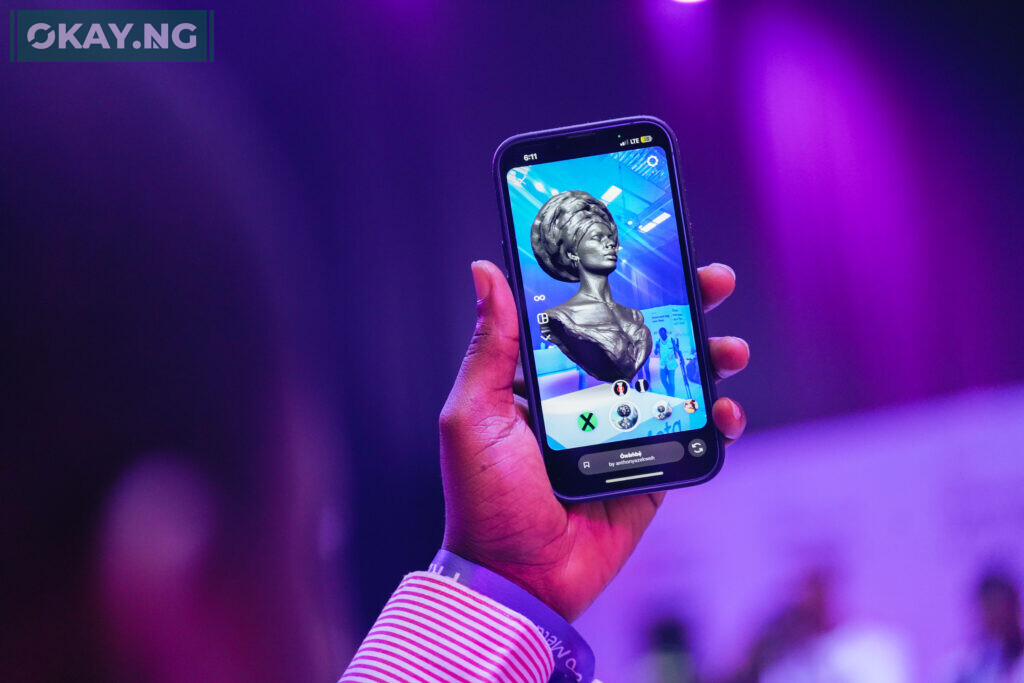 Guest exploring Meta Spark AR filters