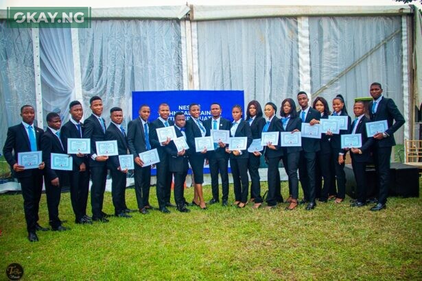 The graduating students.