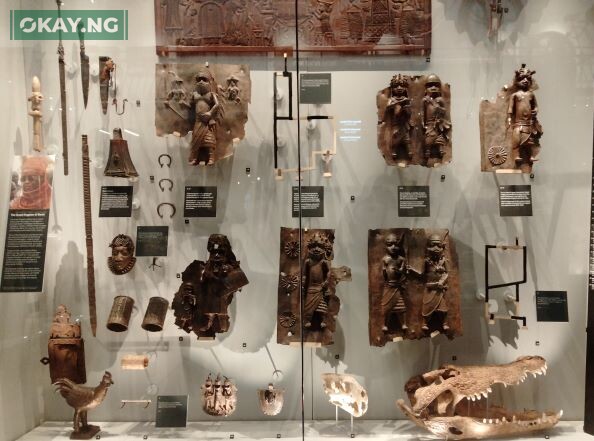 Benin artefacts on display at Horniman museum small