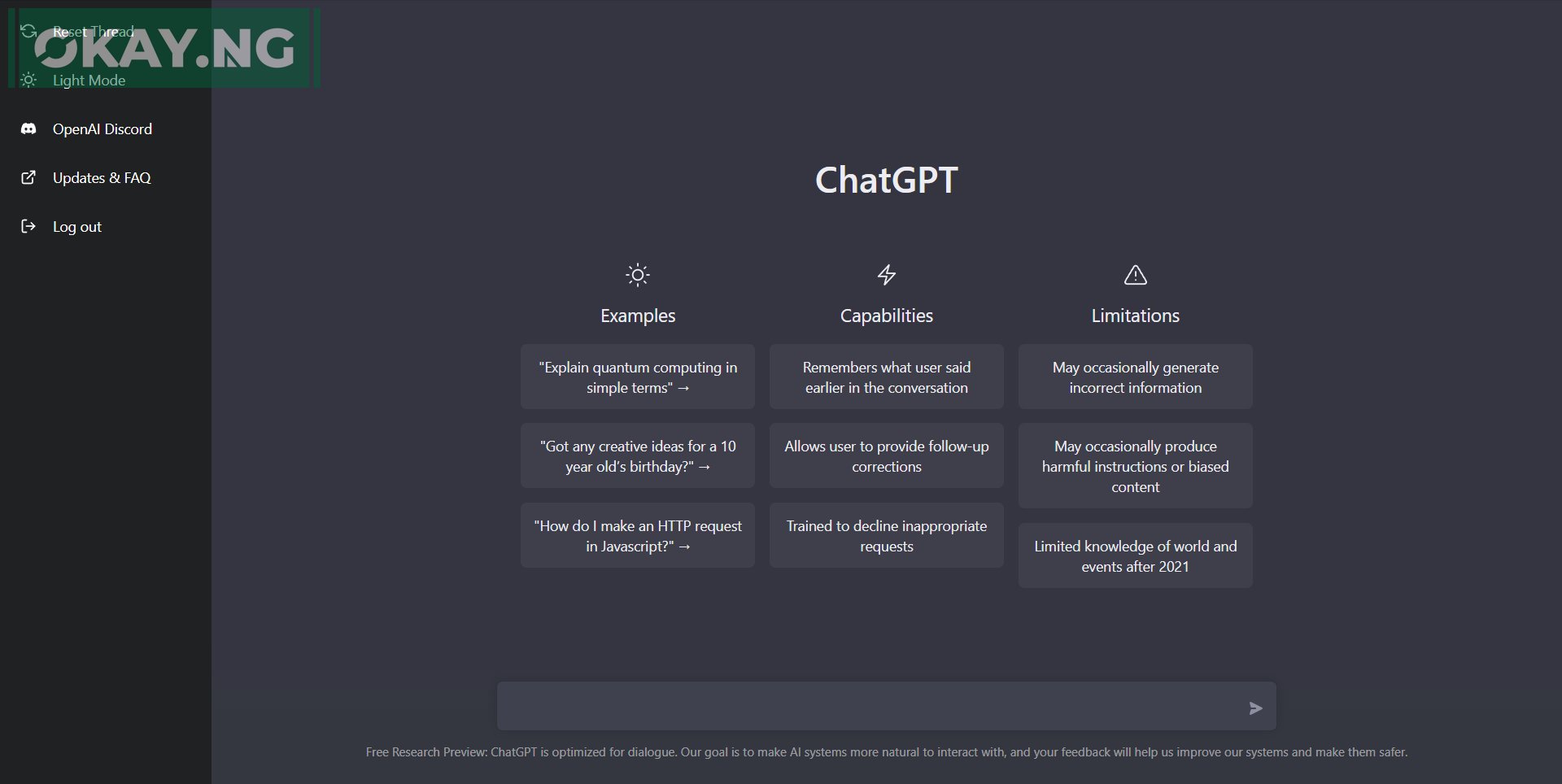 ChatGPT (Interface)