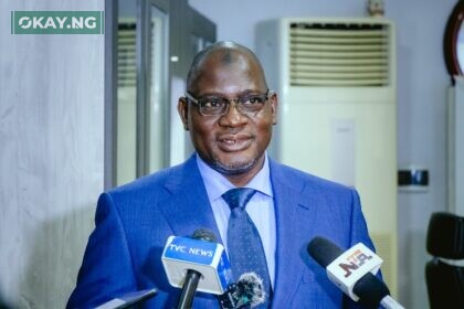 Mr. Muhammad Nami, Executive Chairman, Federal Inland Revenue Service (FIRS) addressing members of the press at the FIRS HQ, Abuja. January 23, 2023