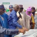 Unveiling of the flag-off marker